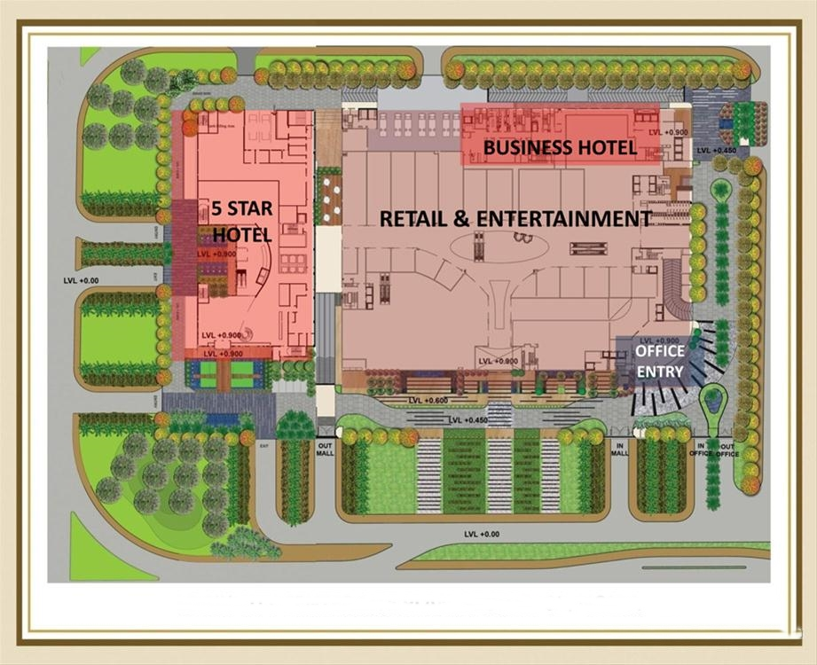 Bhutani Office Space Site Plan